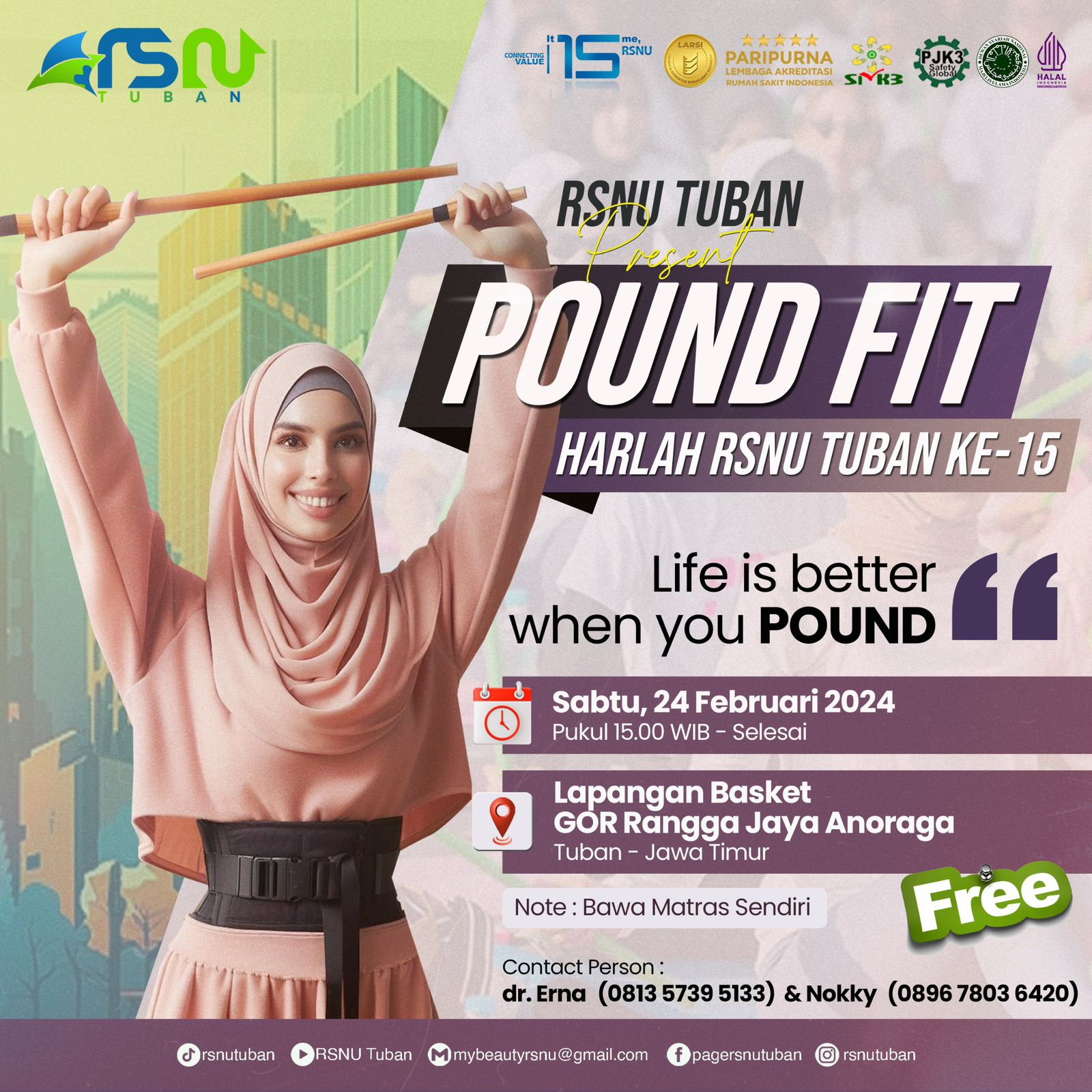 RSNU Tuban - Flyer Pound Fit