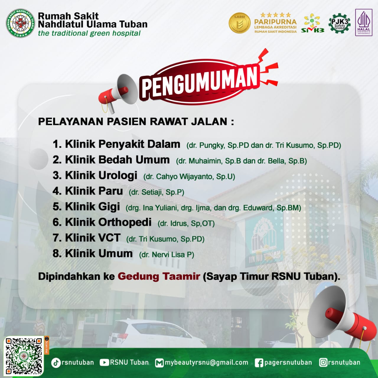 RSNU Tuban - Info Rawat Jalan